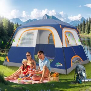 Blackout Camping Tent for 4–6–8 People